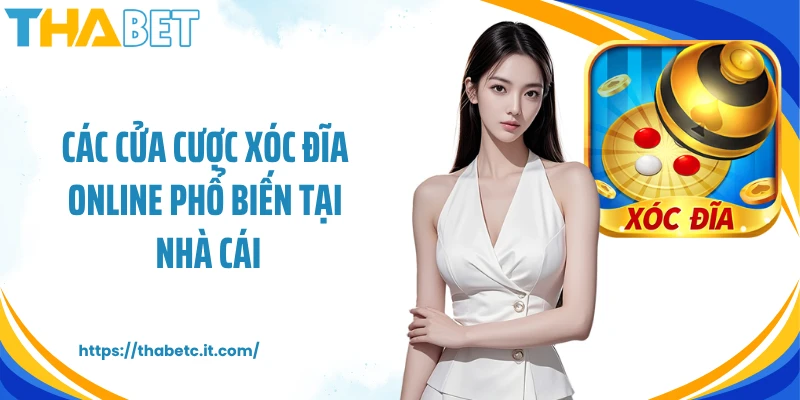 Các cửa cược xóc đĩa online phổ biến tại nhà cái
